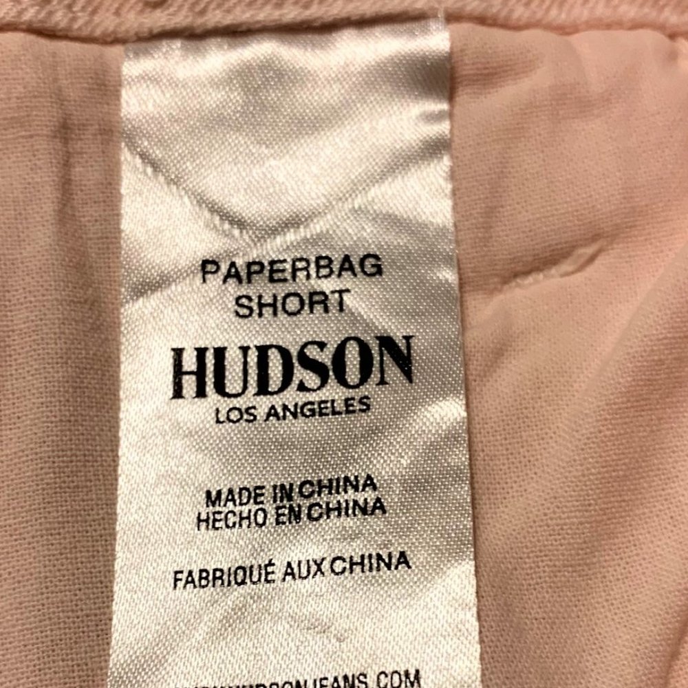 Hudson Jeans Paper Bag Shorts. New With Tickets. Size 34. - Picture 5 of 11